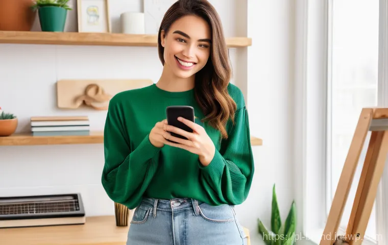 효과적인 소셜 미디어 브랜딩 기법 - **Prompt 1: Authentic Content Creator's Studio**
"A young female content creator, around 25-30 y...